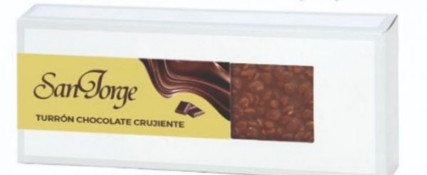 Turrón Chocolate Crujiente 200g San Jorge