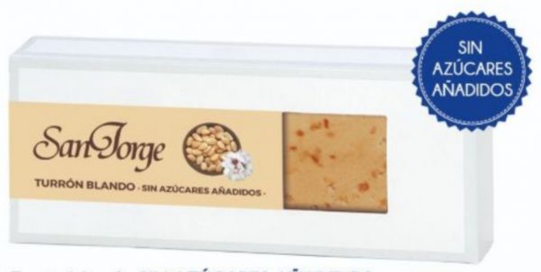 Turrón blando sin azúcar 200g con edulcorantes