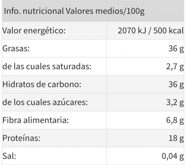 Turrón duro sin azúcar 200g con edulcorantes - Imagen 2