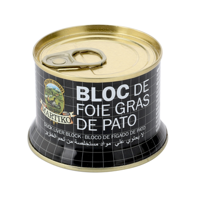 MARTIKO Bloc de foie gras de pato sin gluten